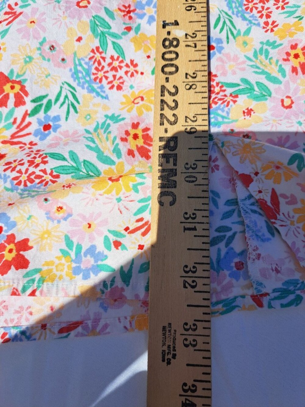 Sadie and Sage Floral Mini Dress Adjustable Straps Slit  Multicolor Women's XL - Picture 13 of 13